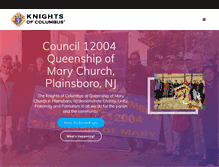 Tablet Screenshot of kofc12004.org